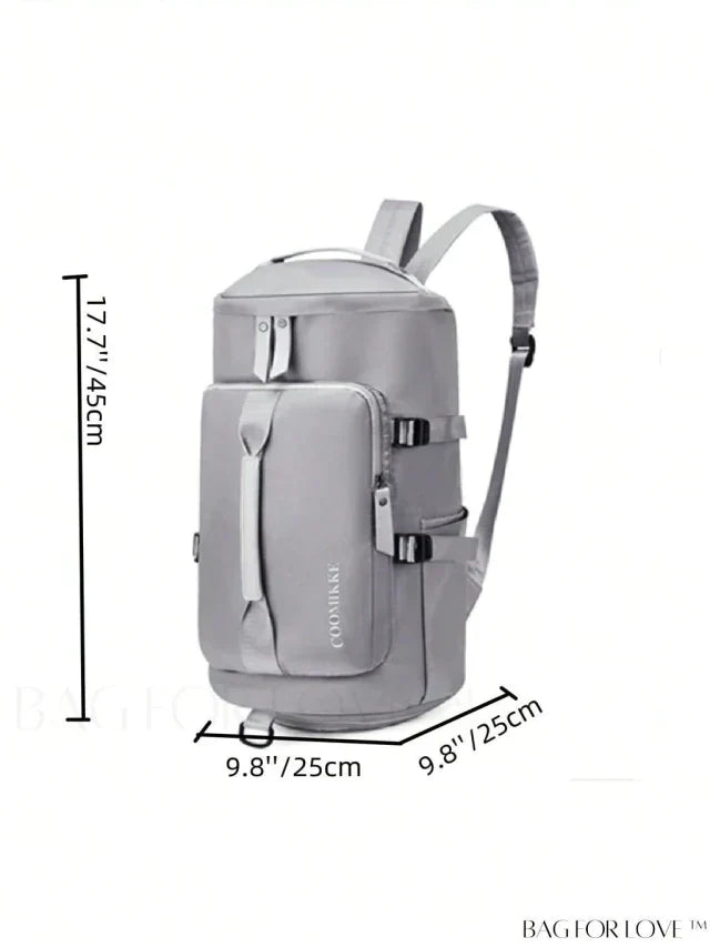 Travel Backpack Waterproof Oxford Multiple Compartments Ergonomic Padded Straps