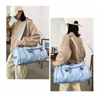 Travel Backpack Waterproof Oxford Multiple Compartments Ergonomic Padded Straps