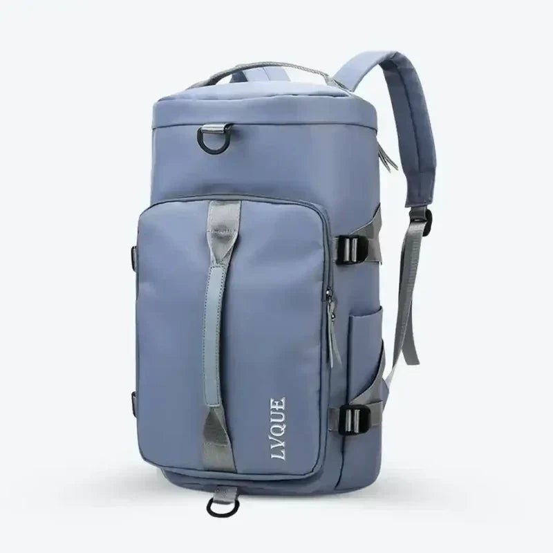 Travel Backpack Waterproof Oxford Multiple Compartments Ergonomic Padded Straps