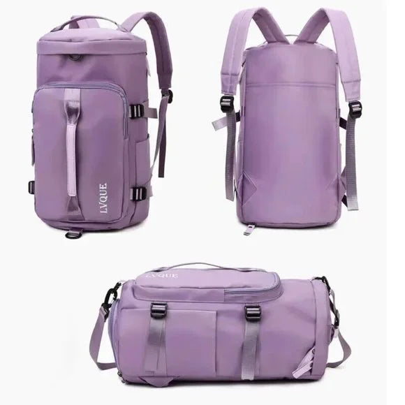 Travel Backpack Waterproof Oxford Multiple Compartments Ergonomic Padded Straps