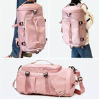 Travel Backpack Waterproof Oxford Multiple Compartments Ergonomic Padded Straps