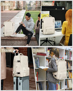 Travel Backpack Waterproof Padded 14-Inch Laptop & Shoe Compartment