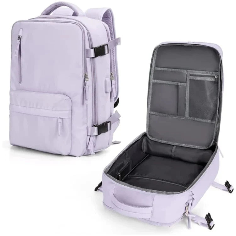Travel Backpack Wet Compartment & Shoe Pocket