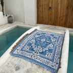 Travel Blanket Boho Floral Microfiber Lightweight