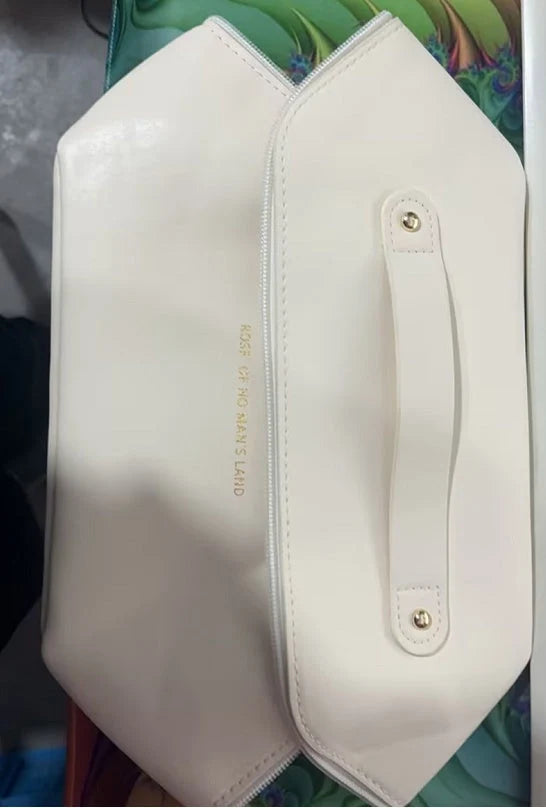 Travel Cosmetic Bag Large Capacity Water-Resistant PU Leather