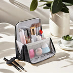 Travel Cosmetic Bag Padded & Waterproof Smart Compartments