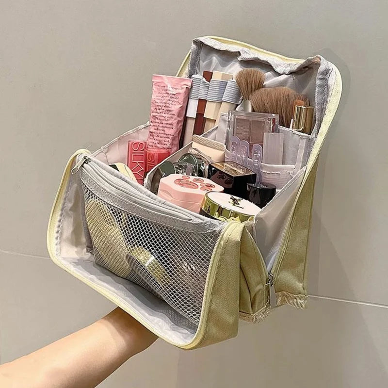 Travel Cosmetic Bag Padded & Waterproof Smart Compartments