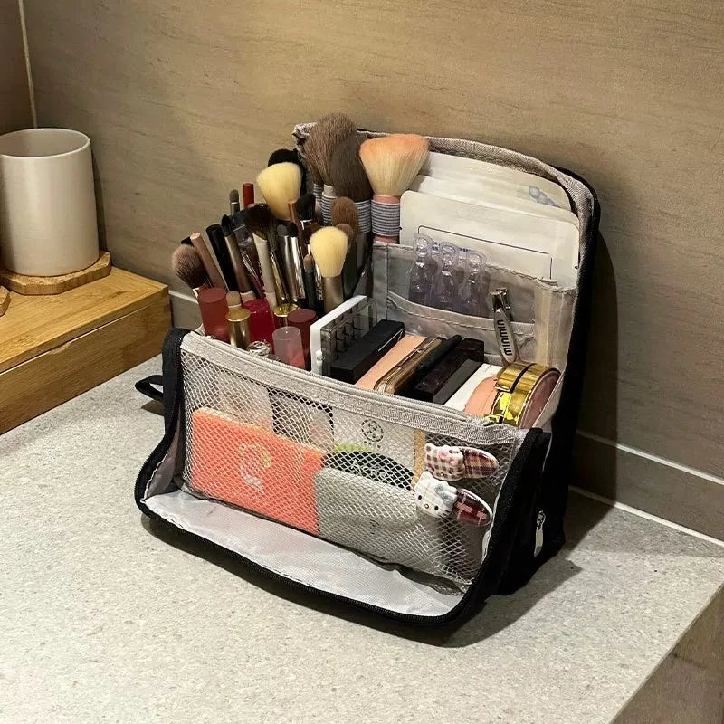 Travel Cosmetic Bag Padded & Waterproof Smart Compartments