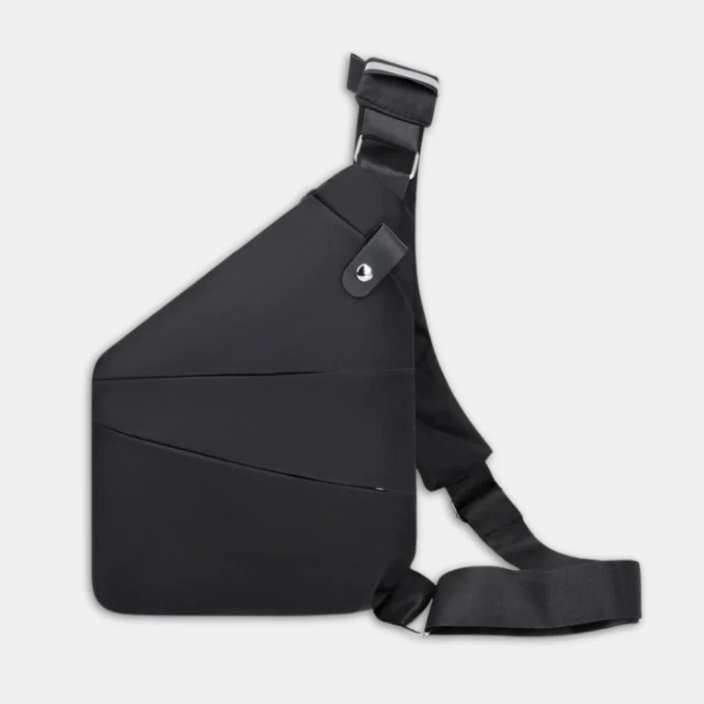 Travel Crossbody Bag Hidden Zippers Cut-Resistant Strap RFID Blocking