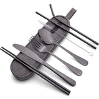Travel Cutlery Set Stainless Steel Waterproof Case