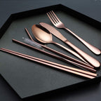 Travel Cutlery Set Stainless Steel Waterproof Case