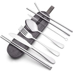 Travel Cutlery Set Stainless Steel Waterproof Case