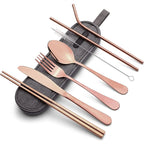 Travel Cutlery Set Stainless Steel Waterproof Case