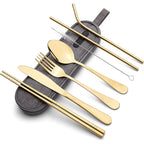 Travel Cutlery Set Stainless Steel Waterproof Case
