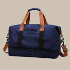 Travel Duffel Bag Water-Resistant Multi-Pocket Adjustable Shoulder Strap