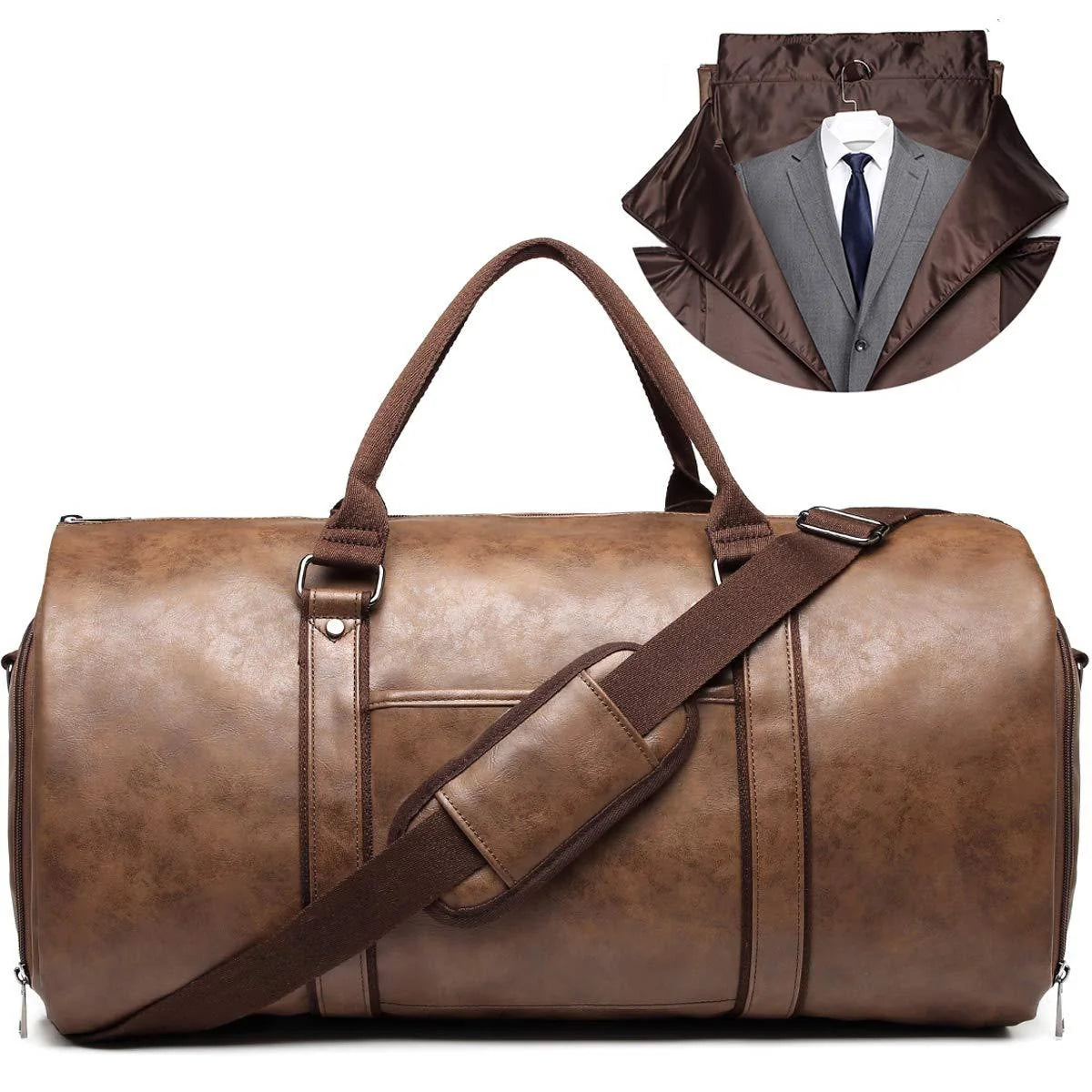 Travel Duffel Bag Water-Resistant Multiple Pockets