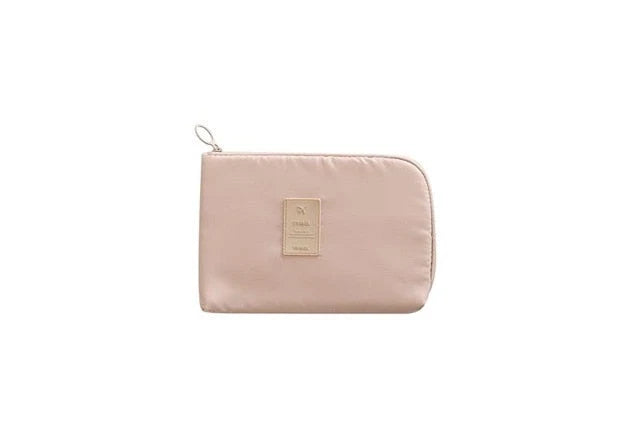 Travel Electronics Organizer Compact Waterproof Nylon Multiple Compartments