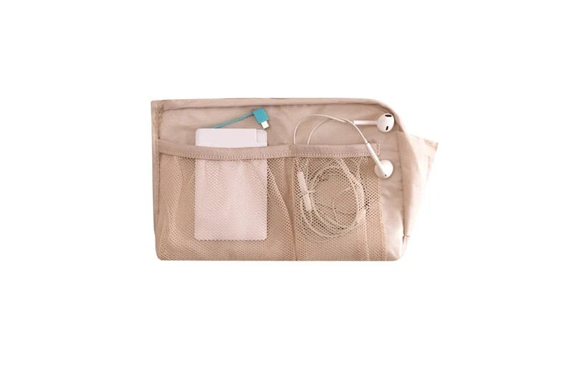 Travel Electronics Organizer Compact Waterproof Nylon Multiple Compartments