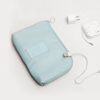 Travel Electronics Organizer Compact Waterproof Nylon Multiple Compartments
