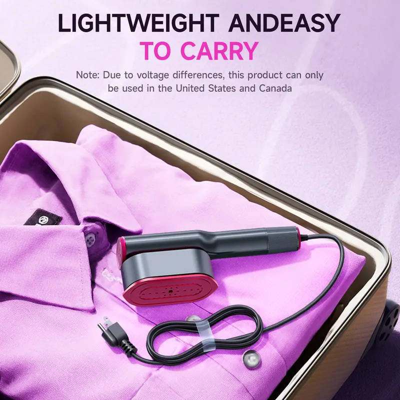 Travel Garment Steamer 15-Second Ceramic Rotating Head