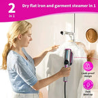 Travel Garment Steamer 15-Second Ceramic Rotating Head