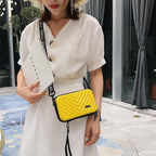 Travel Handbag Hard Shell Compact Crossbody Vegan Leather