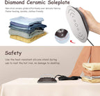 Travel Iron Rapid Heating Foldable Handle
