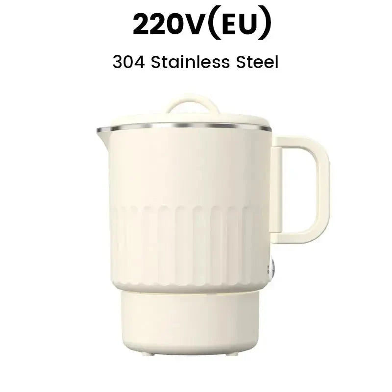 Travel Kettle Foldable Stainless Steel Double Wall 800ml