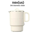 Travel Kettle Foldable Stainless Steel Double Wall 800ml