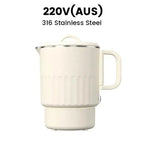 Travel Kettle Foldable Stainless Steel Double Wall 800ml