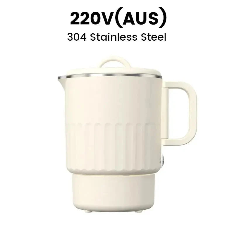 Travel Kettle Foldable Stainless Steel Double Wall 800ml