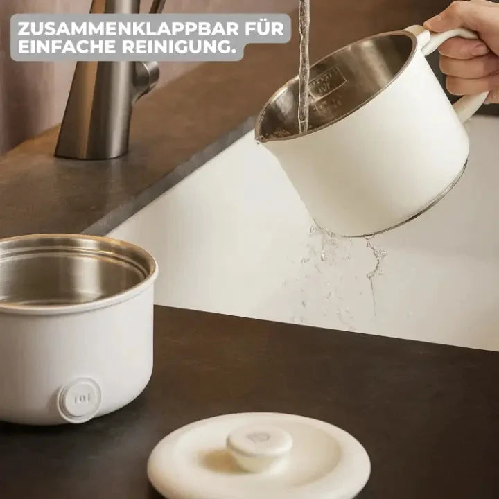 Travel Kettle Foldable Stainless Steel Double Wall 800ml