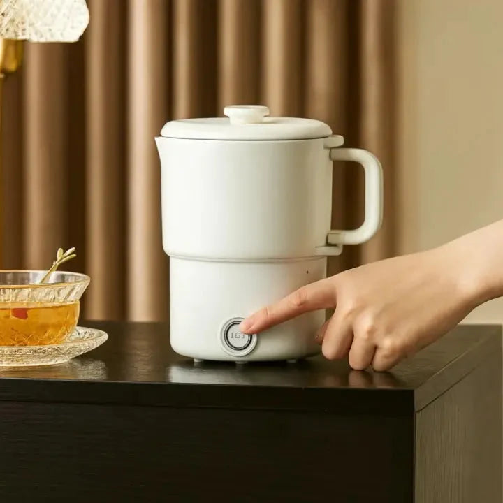 Travel Kettle Foldable Stainless Steel Double Wall 800ml