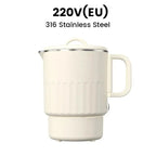 Travel Kettle Foldable Stainless Steel Double Wall 800ml