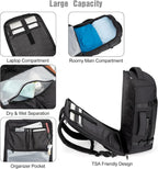 Travel Laptop Backpack 40L Water-Resistant TSA-Friendly Anti-Theft Lock