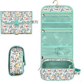 Travel Makeup Pouch Hanging Metal Hook & Clear Window