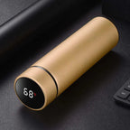 Travel Mug Digital Temperature Display Double-Walled Stainless Steel