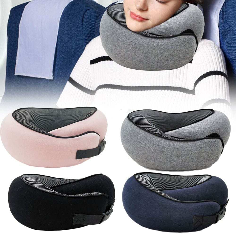 Travel Neck Pillow 360 Degree Memory Foam Support