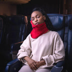 Travel Neck Pillow Ergonomic Memory Foam & Breathable Cover