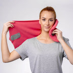 Travel Neck Pillow Ergonomic Memory Foam & Breathable Cover
