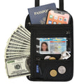 Travel Neck Pouch RFID-Blocking & Water-Resistant Nylon