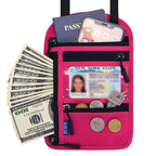 Travel Neck Pouch RFID-Blocking & Water-Resistant Nylon