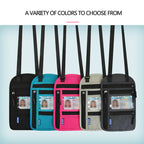 Travel Neck Pouch RFID-Blocking & Water-Resistant Nylon
