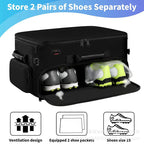 Travel Organizer Multiple Compartments Shoe Compartment USB Port