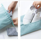 Travel Organizer Set Clear Panels 7-Piece