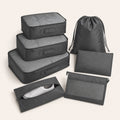 Travel Packing Cubes 7-Piece Mesh Windows & Compression