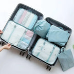 Travel Packing Cubes Compression Mesh Windows Set of 7