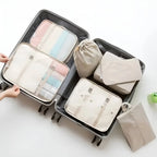 Travel Packing Cubes Compression Mesh Windows Set of 7