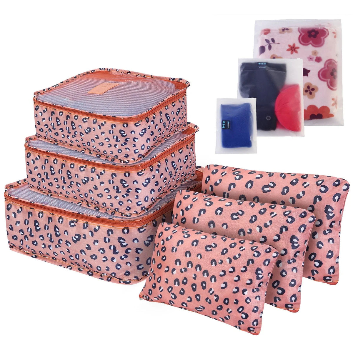 Travel Packing Cubes Mesh & Compression 9-Piece Set
