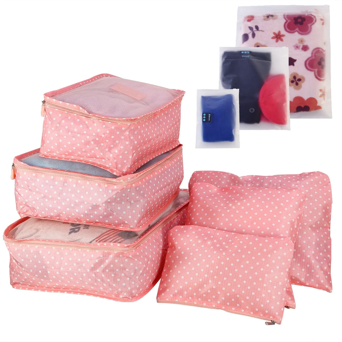 Travel Packing Cubes Mesh & Compression 9-Piece Set